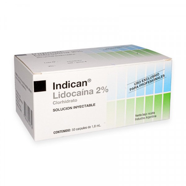 ANESTESIA INDICAN X 50