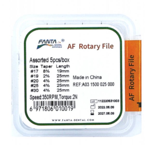 LIMA FANTA AF ROTARY FILE SURTIDA 25MM