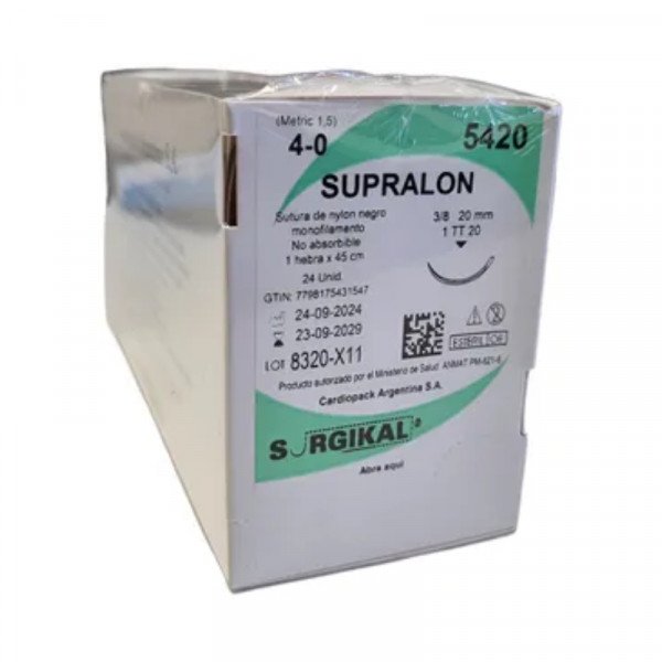 Agujas Supralon Nylon 4-0