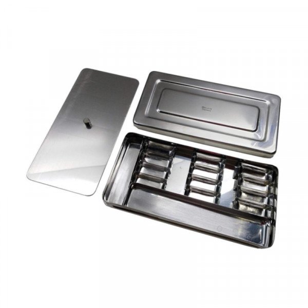 Caja Endodoncia Acero Inoxidable