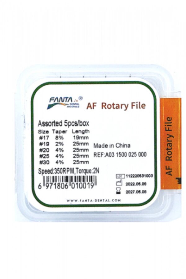 LIMA FANTA AF ROTARY FILE SURTIDA 25MM
